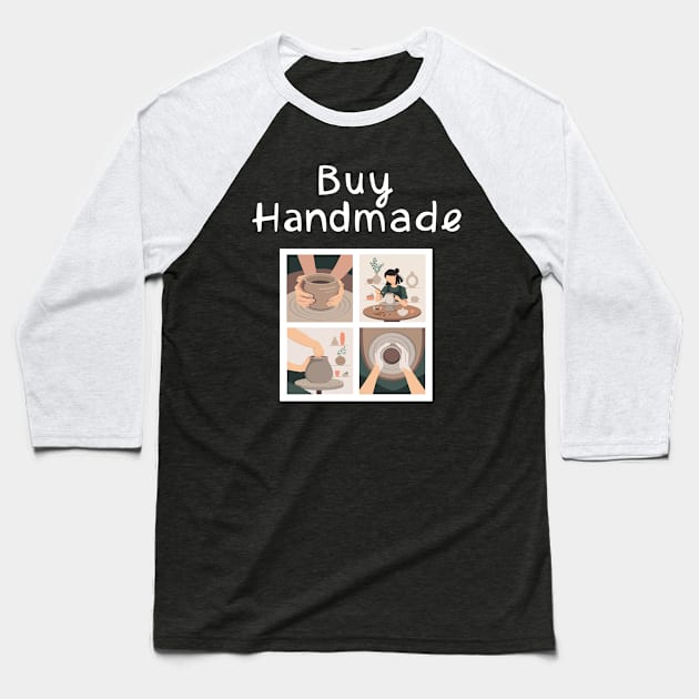 Buy Handmade Baseball T-Shirt by maxcode